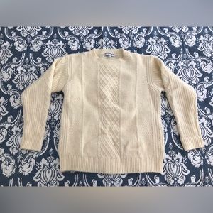 Cream Wool-Blend Sweater | Uniqlo